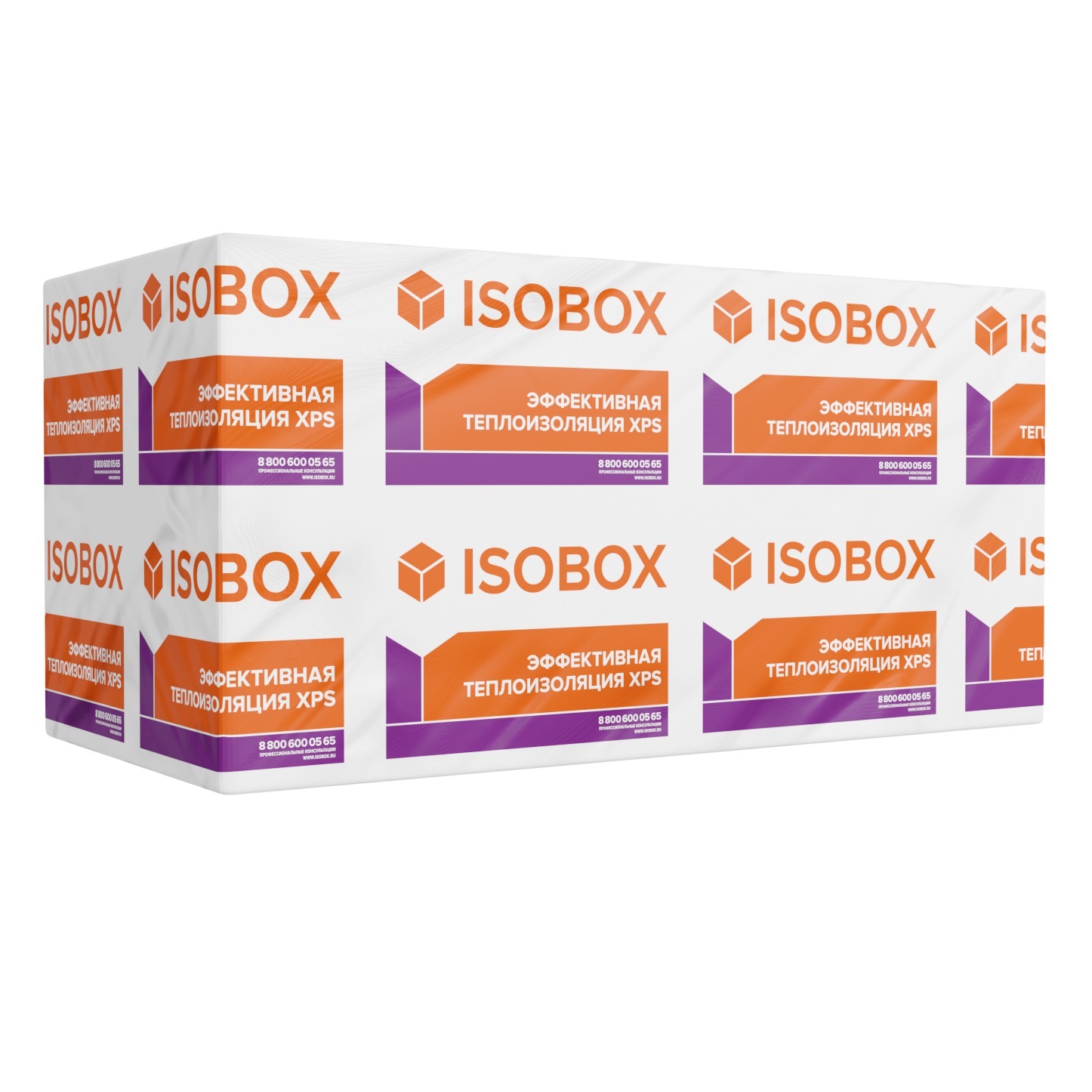 Пенополистирол экструзионный XPS Изобокс 150 TB 100х580х1180 мм (4 шт, 2,7376 м2, 0,27376 м3)
