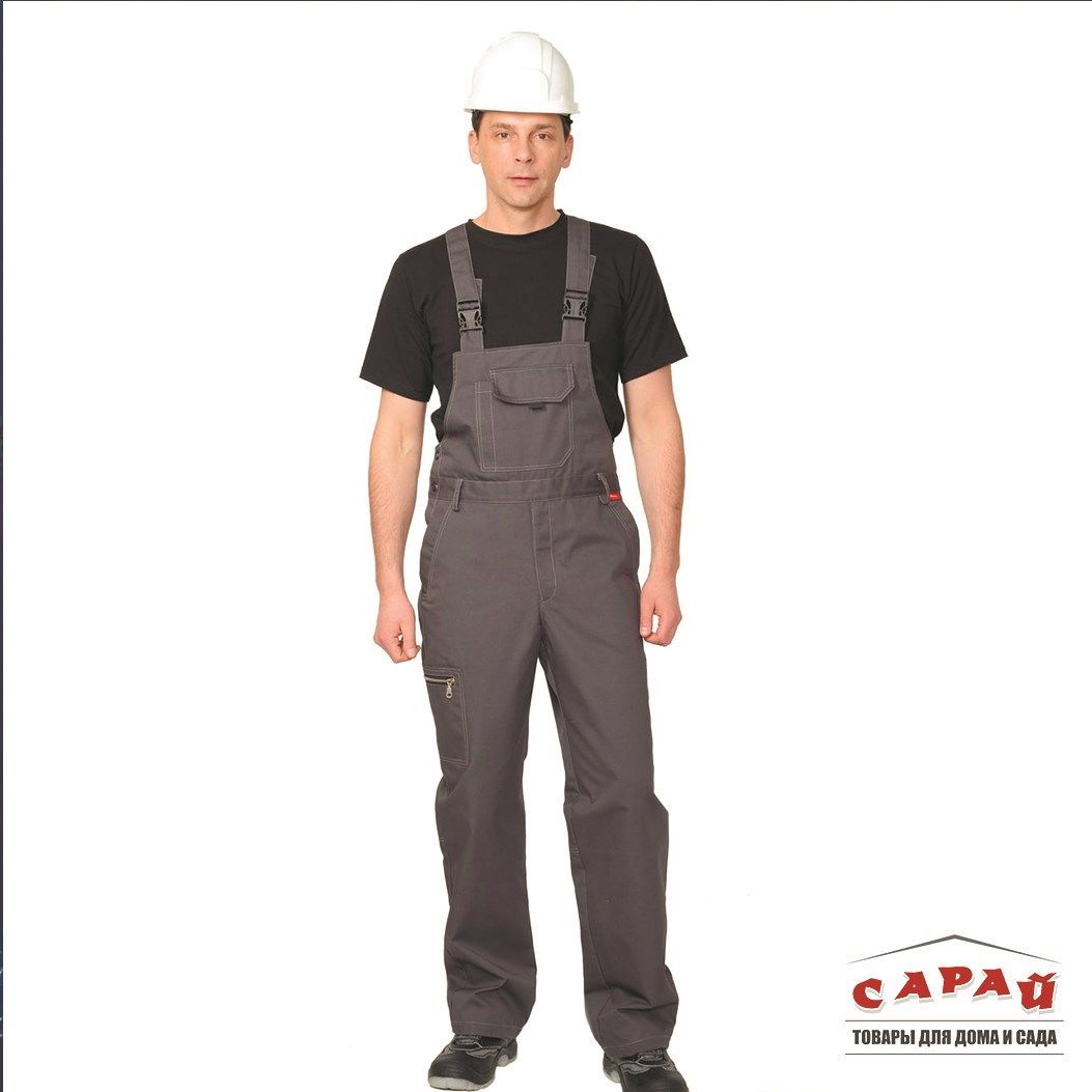 Полукомбинезон Даллас серый р.104-108/170-176 (большемерка)