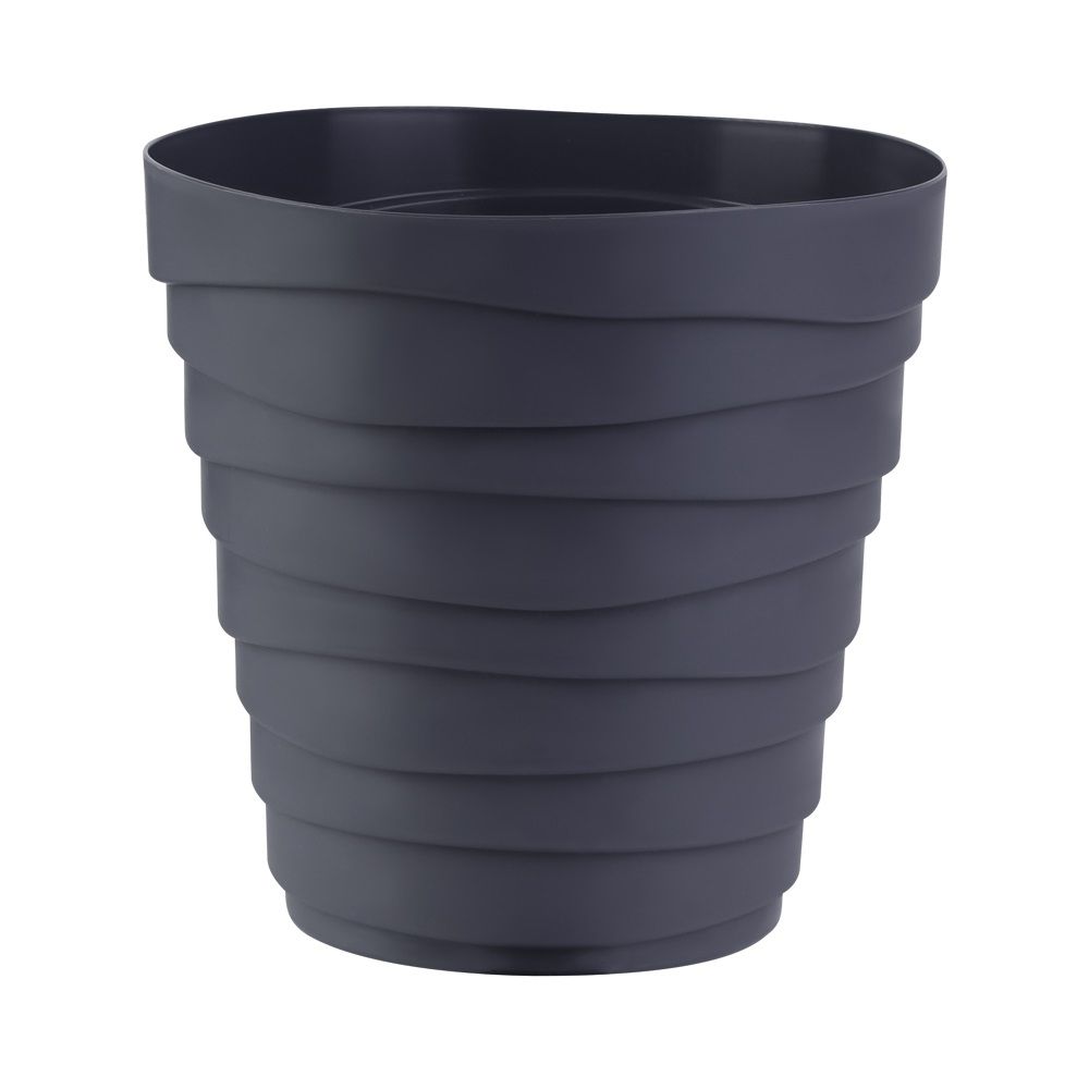 Кашпо Бархан антрацит 2,25 л