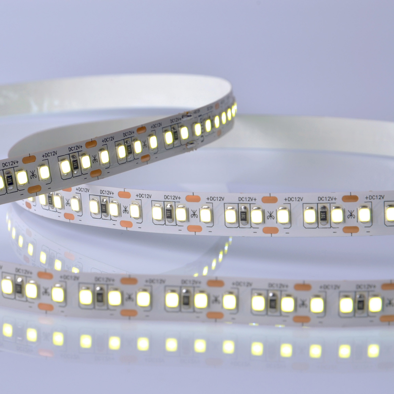 Лента светодиодная ULS-M14-2835-168LED/m-10mm-IP20-DC12V-14W/m-5M-6500K Profi