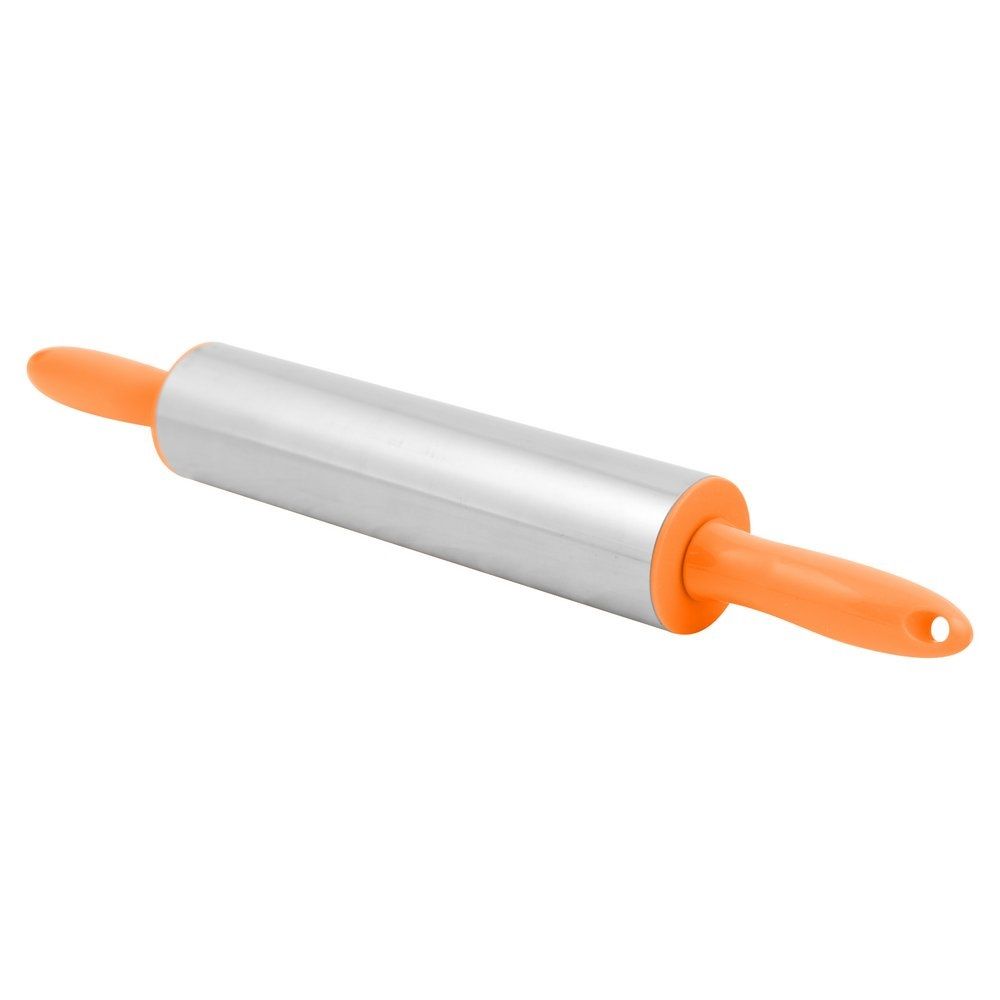 Скалка большая нержавеющая длина общая 42 см длина рабочей части 22 см AN80-116