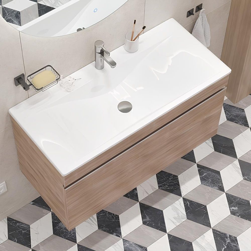 Тумба подвесная Pulsus 100 Дуб сонома под раковину Pulsus 100