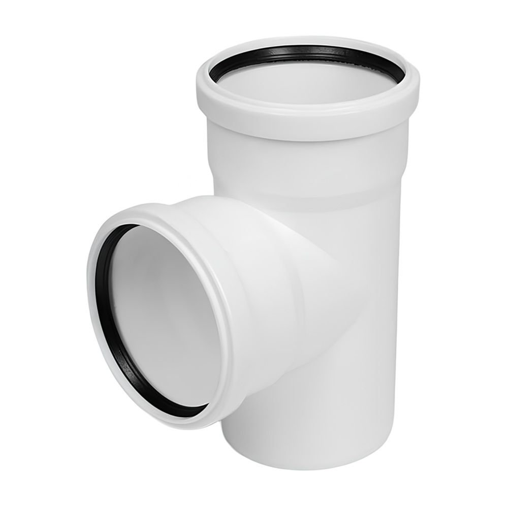 Тройник малошумной канализации 110х110 мм 90° Уют Контур