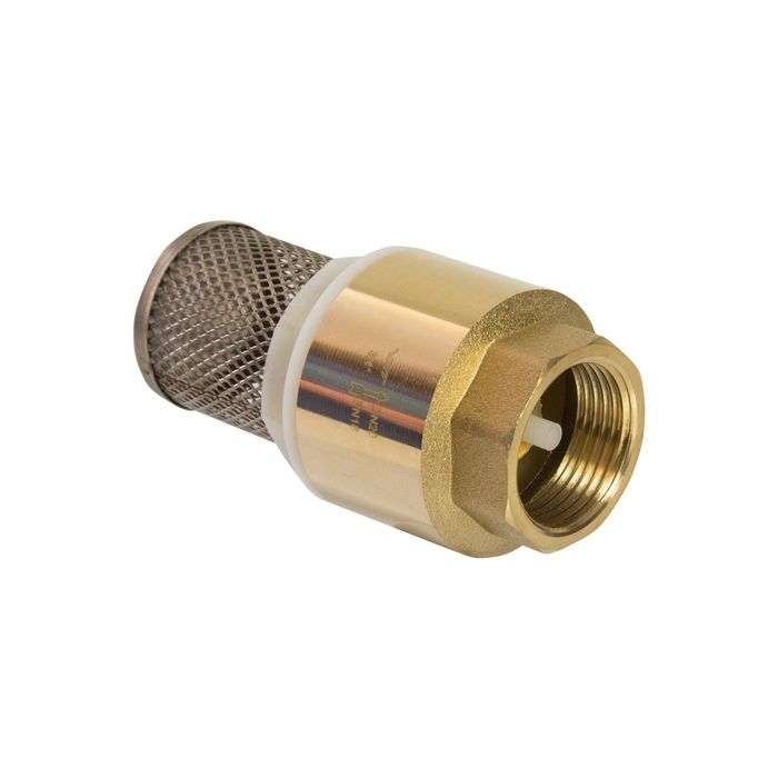 Клапан обратный 3/4" пластиковое седло с фильтром VRT