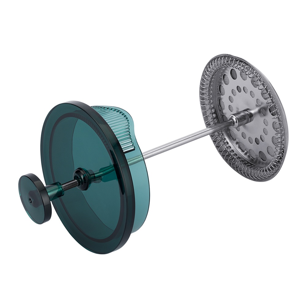 Френч-пресс Linea Franco 80-003 600 мл стеклянный зеленый