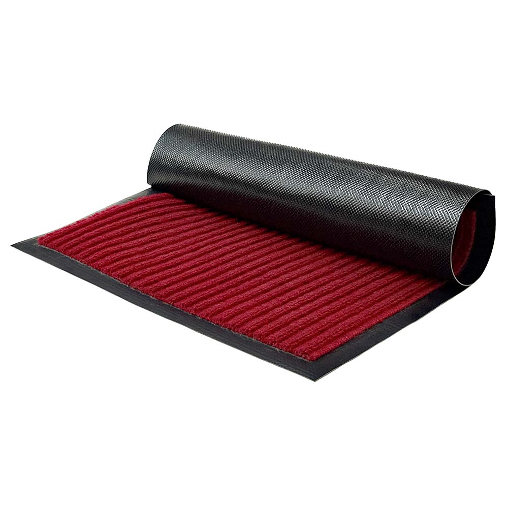 Коврик влаговпитывающий ребристый 40х60 см красный