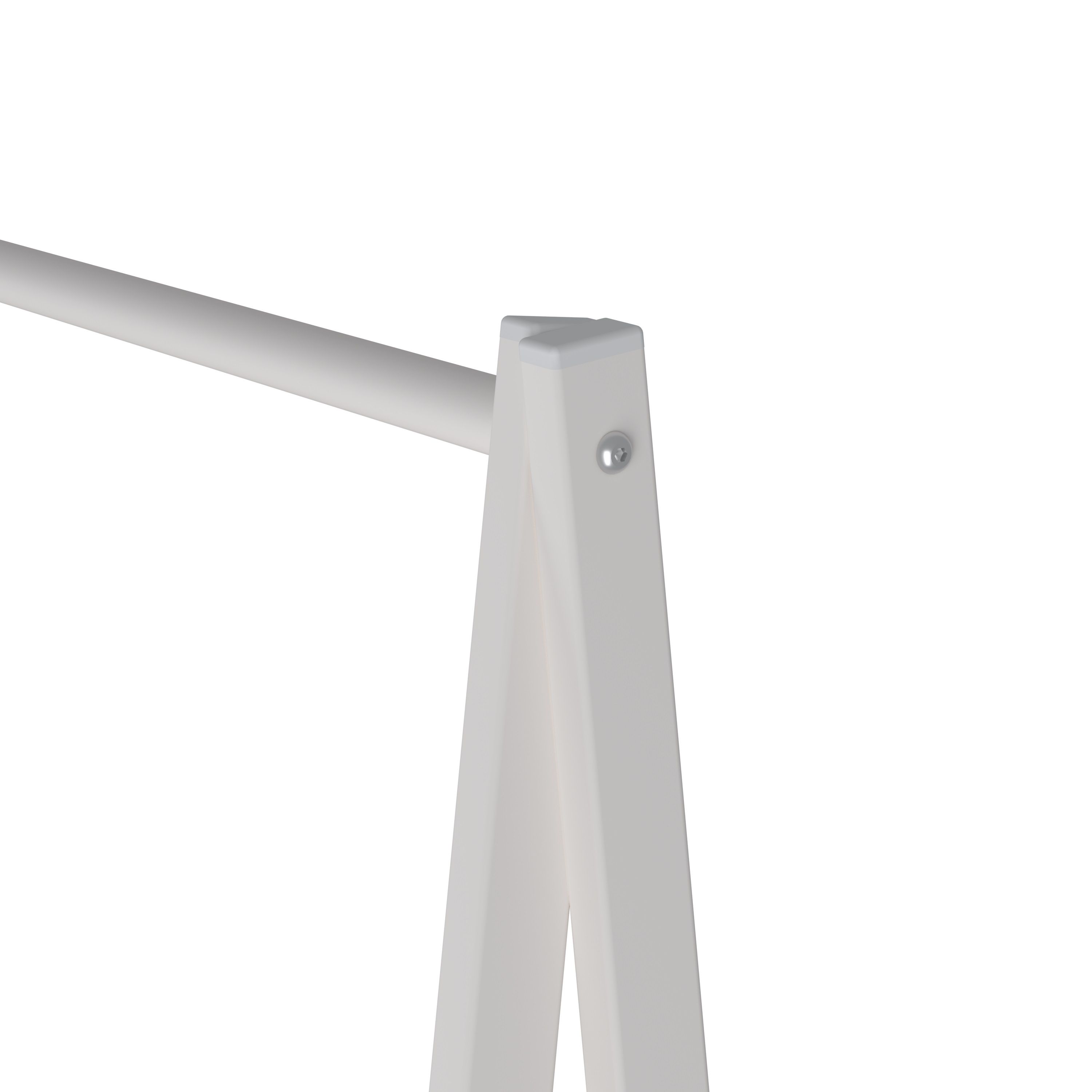 Вешалка гардеробная Алабама 22 72,2х173,2х36,9 см металл/ЛДСП белый