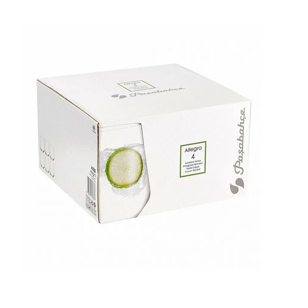 Набор стаканов для воды/сока Pasabahce Allegra 4 шт 425 мл PSB 41536