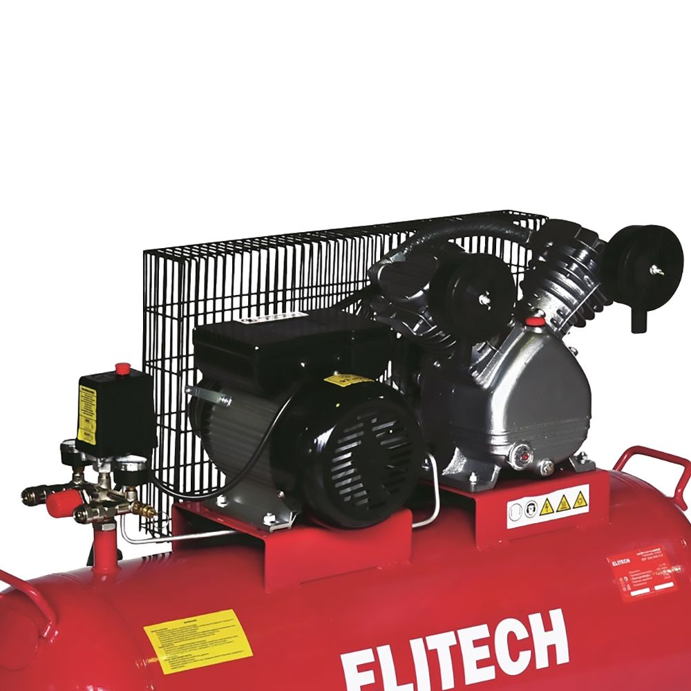 Компрессор ременной Elitech КПР 400-100-2,2 100 л 400 л/мин 2,2кВт