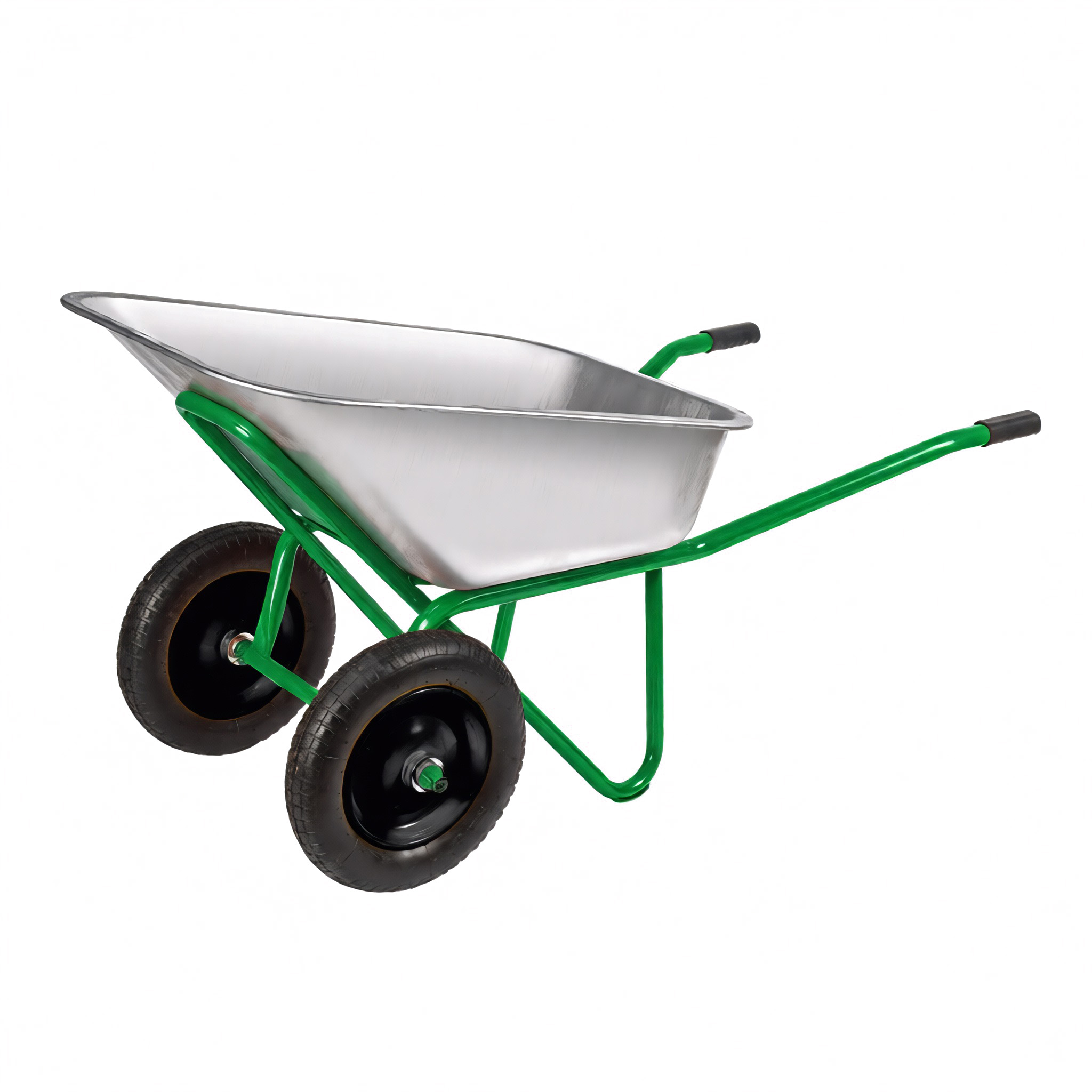 Тачка садовая двухколесная 320 кг 110 л Modin Premium колесо 3.25-8/25