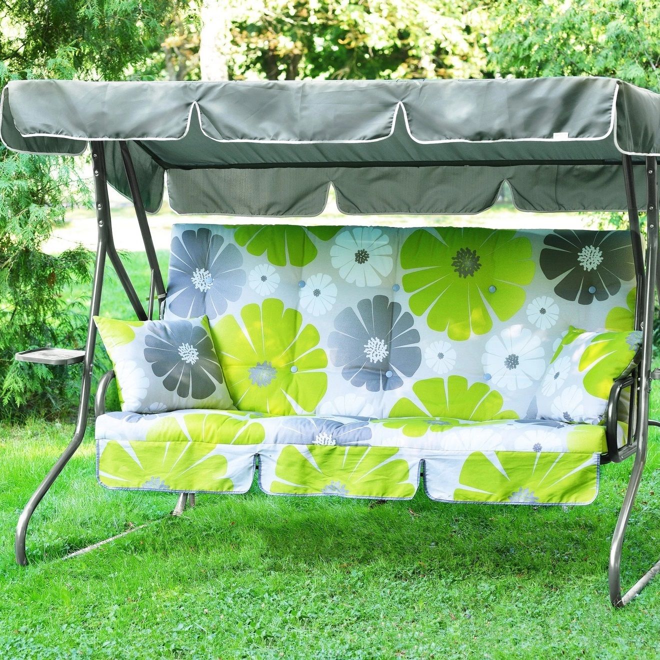 Качели садовые Люкс-3 с907/1104 2115х1543х1600 мм до 280 кг