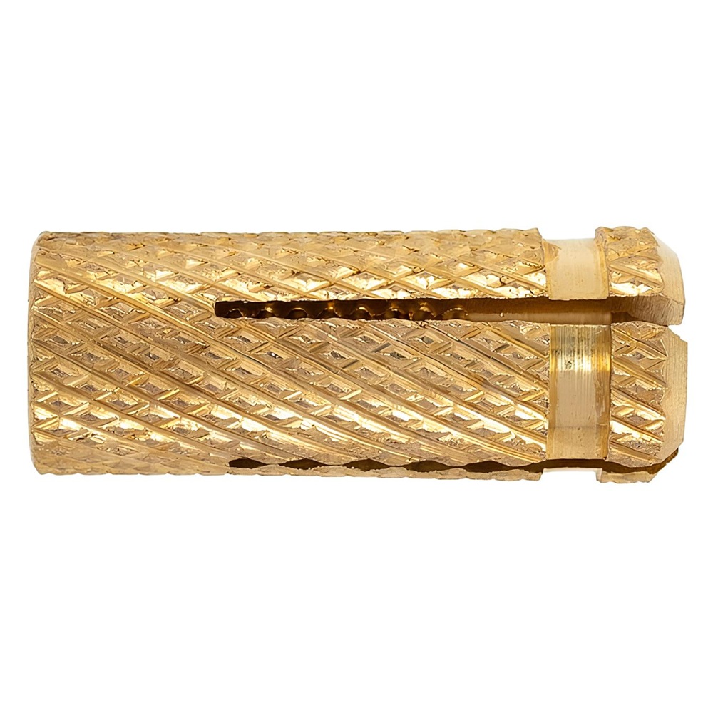 Анкер забивной латунный цанга М10 1 шт