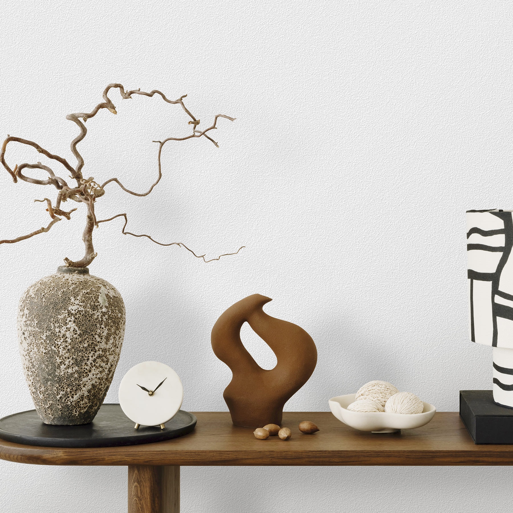 Обои Victoria Stenova Ideal Extra 585401 белые однотонные 1,06х10 м