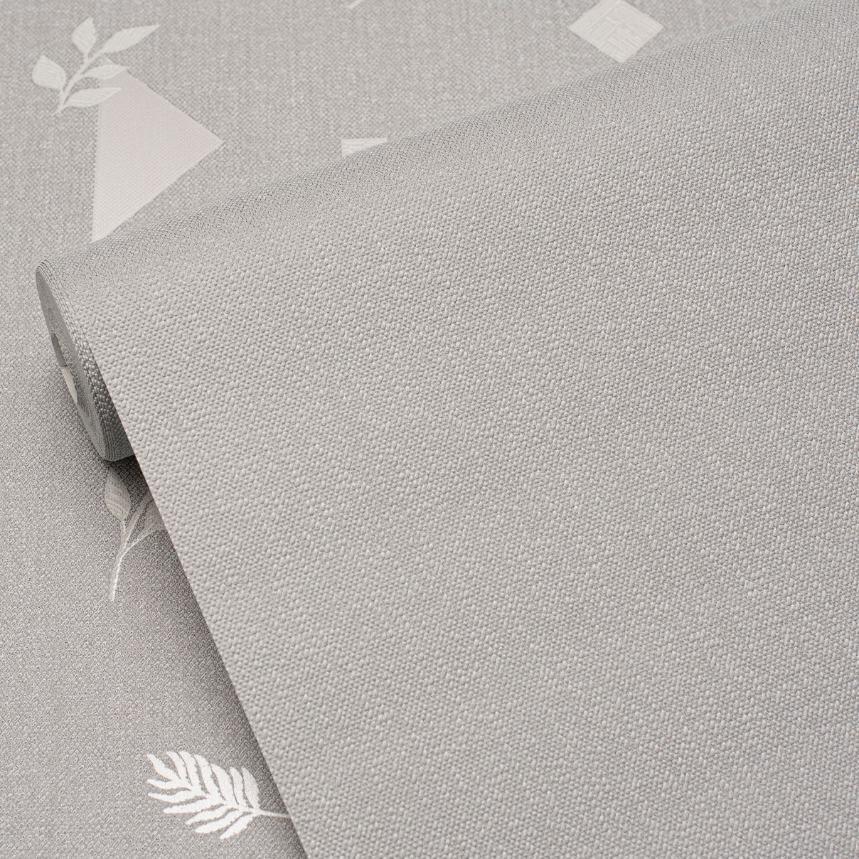 Обои Renowa Natali 589897 серые однотонные антивандальные 1,06х10,05 м