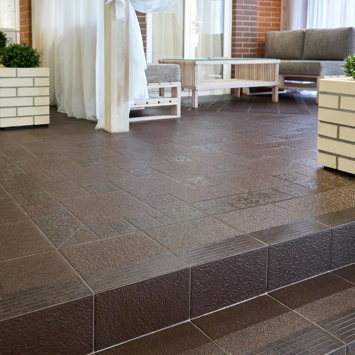 Клинкер Каир 4Д 29,8x29,8 см коричневый 1,33 м2