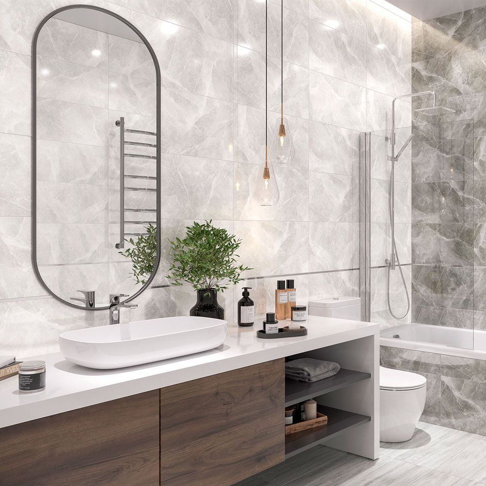 Плитка настенная Global Tile Futuris GT199VG 30x60 см светло-серая 1,62 м2