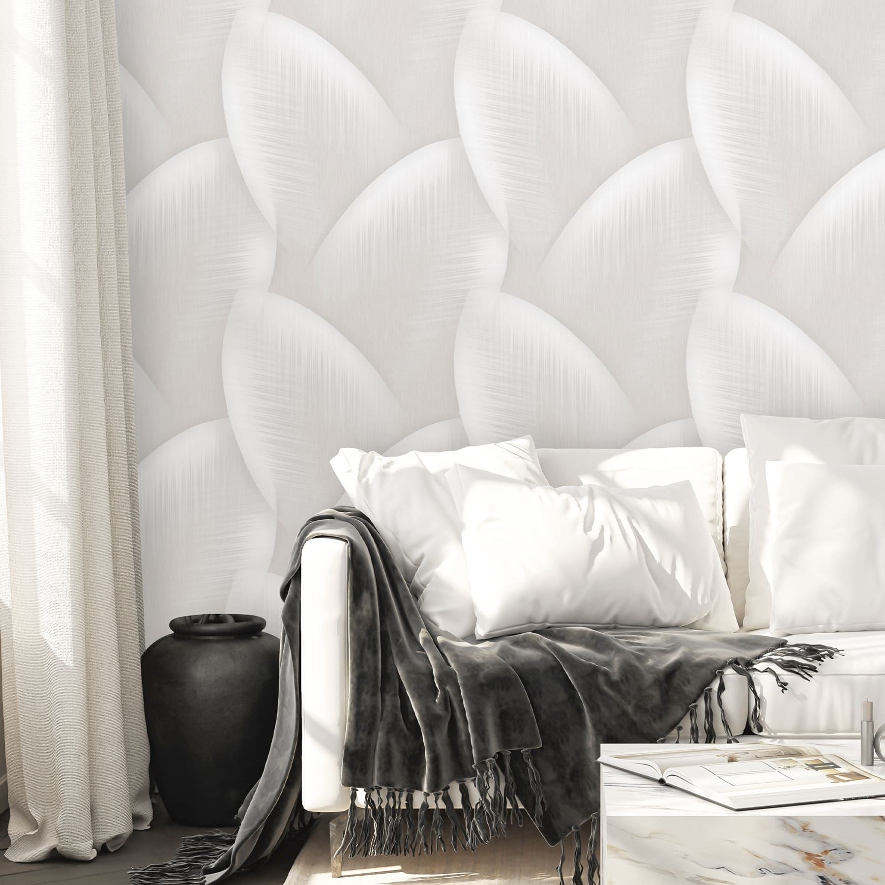 Обои 287642 Victoria Stenova 1,06х10 м Sydney молочный