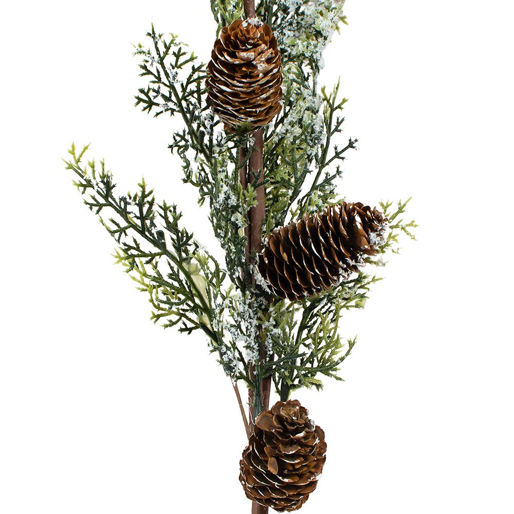 Ветка декоративная Волшебный зимний сад 65 см