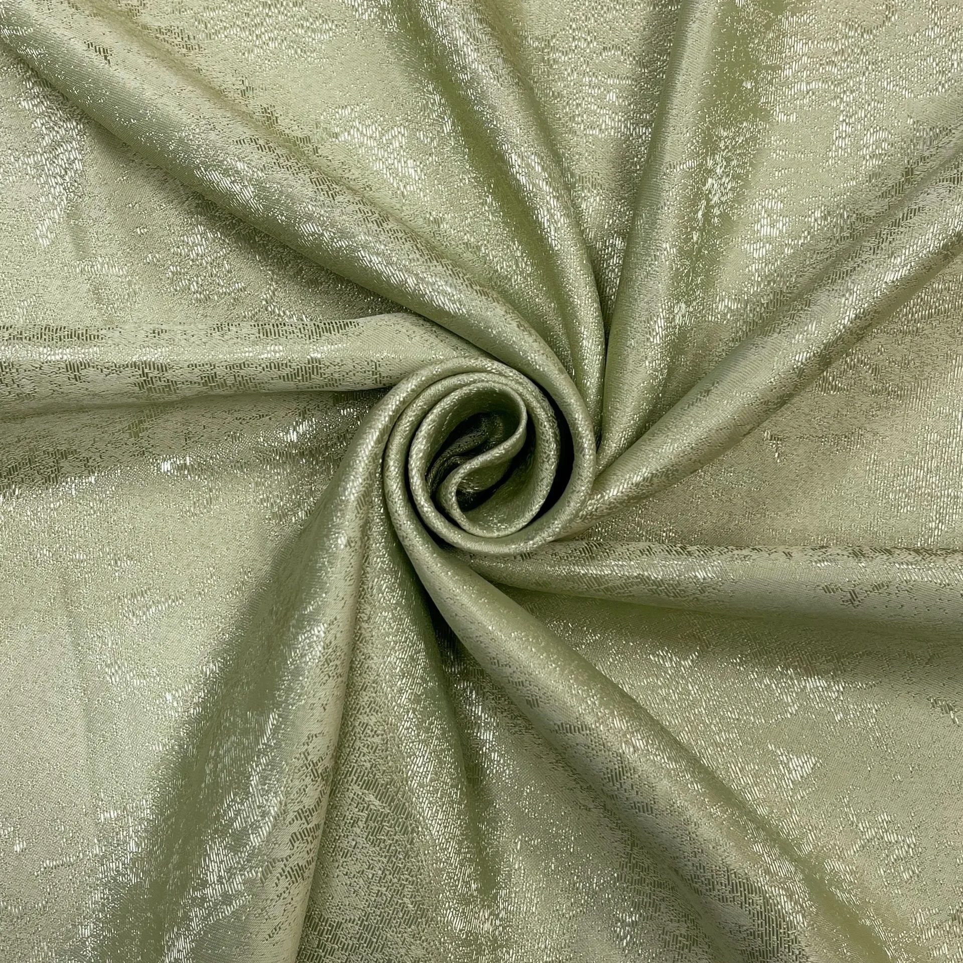 Ткань для штор Портьера жаккард ZG L553-106/150 15m зеленый