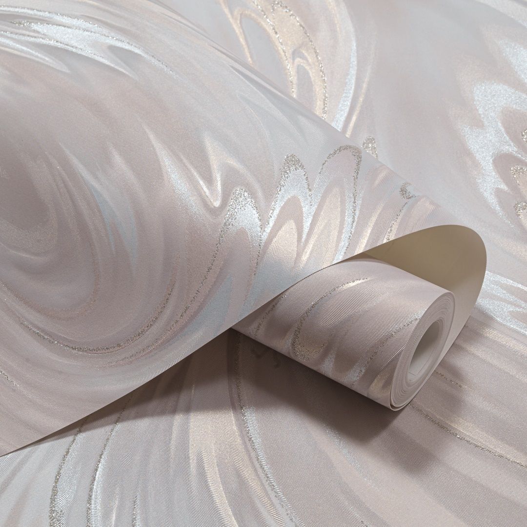 Обои OVK Design Дивина 11216-04 бежевые абстракция 1,06х10,05 м