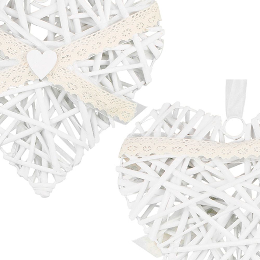 Украшение новогоднее Сердце L25 W5 H25 см 2 вида