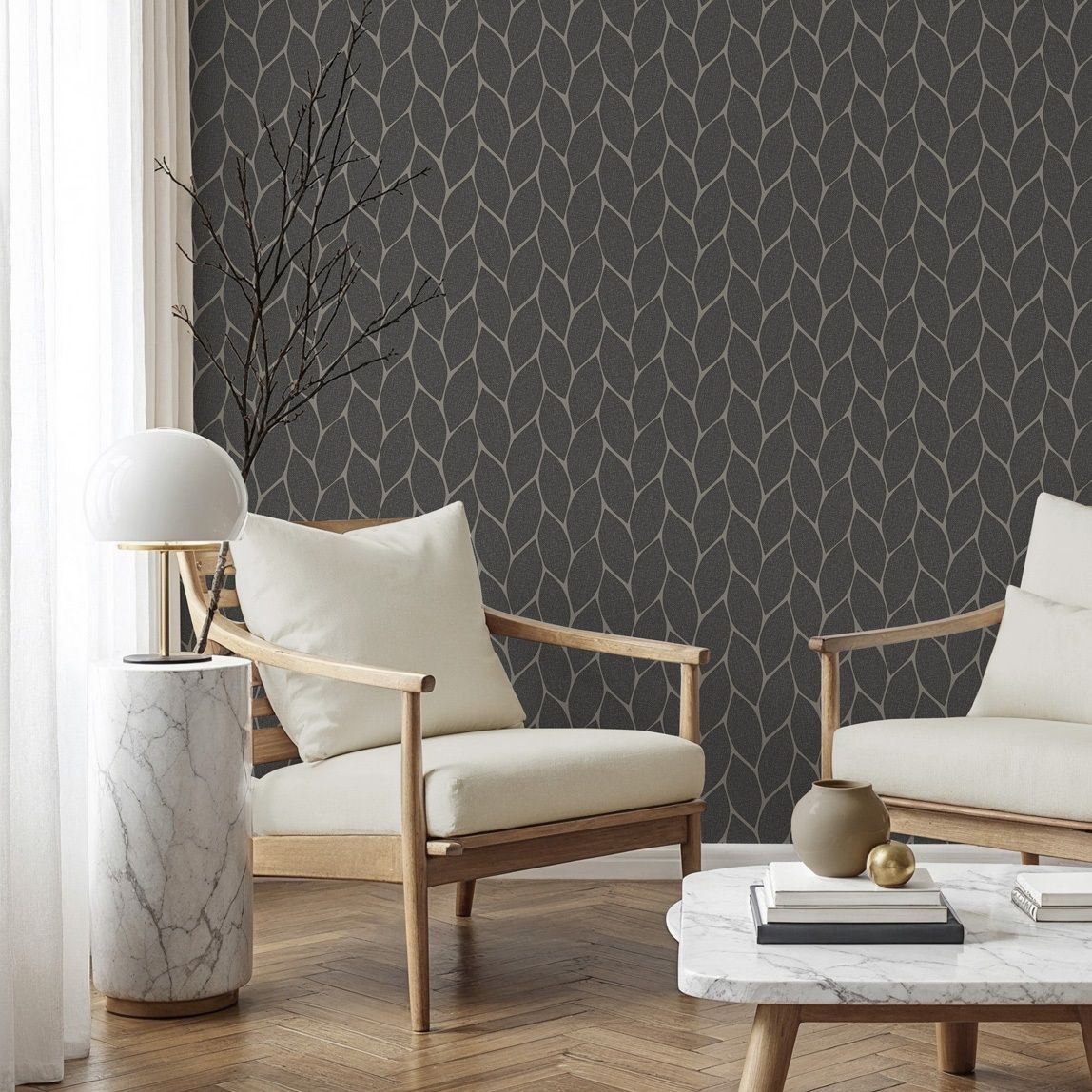 Обои WallSecret Siam 9110-26 коричневые абстракция 1,06х10,05 м