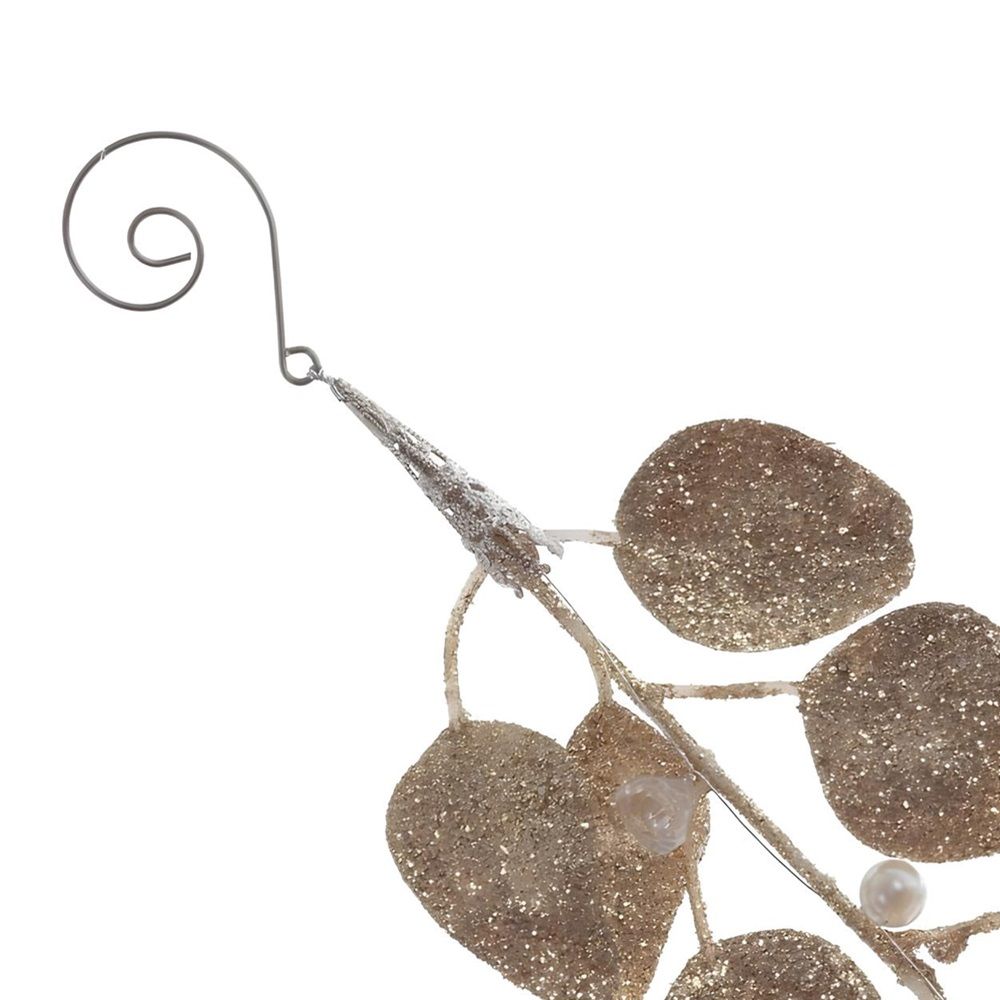 Украшение новогоднее Ветка 9х28х1,5 см золотой 808099