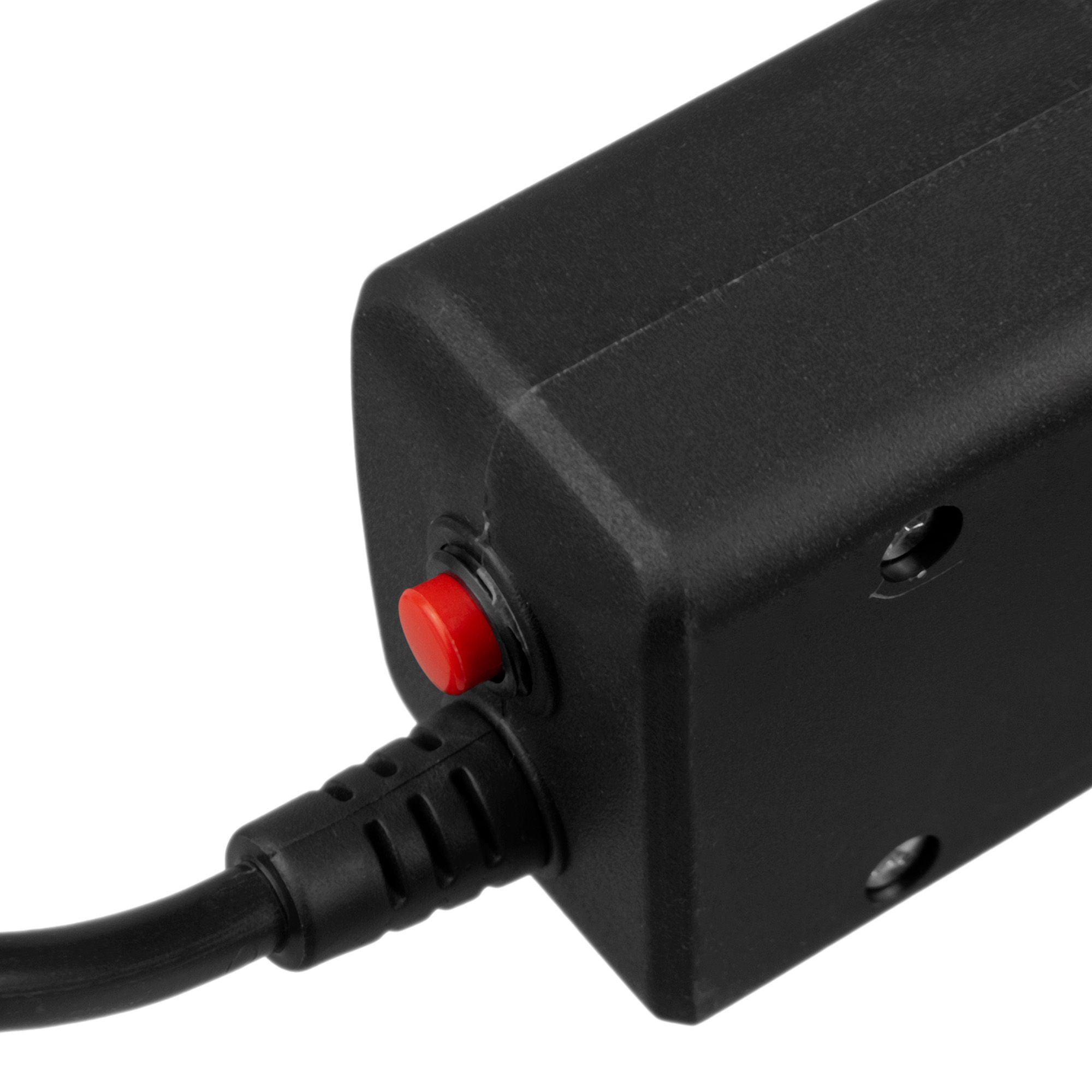 Фильтр-удлинитель Power Cube 3,0 м 5 розеток черный графит 10А/2,2кВт