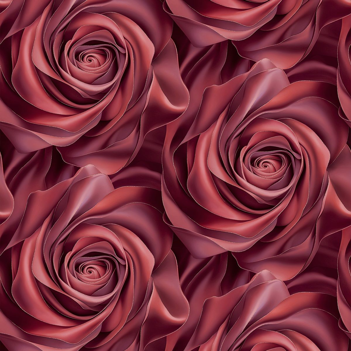 Обои Victoria Stenova Euforia 589298 красные цветок крупный, роза 1,06х10 м