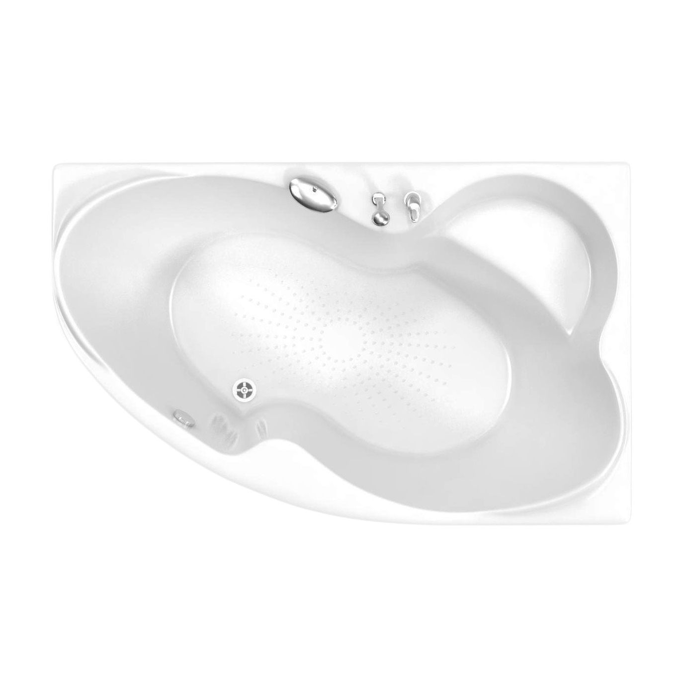 Ванна акриловая BellSan Индиго правая 168х110х71,5 см