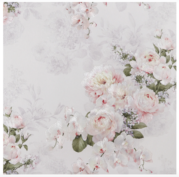 Обои Е85401 Sonet 1,06х10,05 м Рассвет бело-розовый