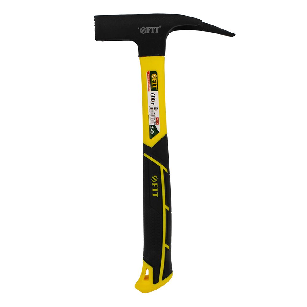 Молоток кровельщика 600 г фибергласовая усиленная рукоятка Профи Fit 44518