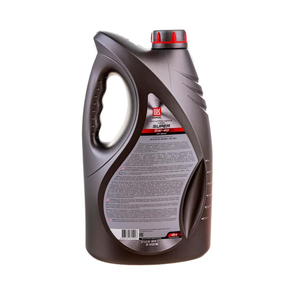 МАСЛО моторное ЛУКОЙЛ Супер5w40 SG/CD п/с 4л