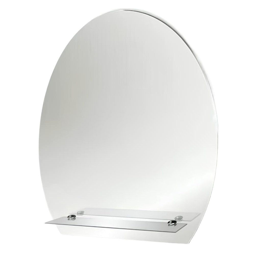Зеркало Mixline Уют 490х580 мм с полкой
