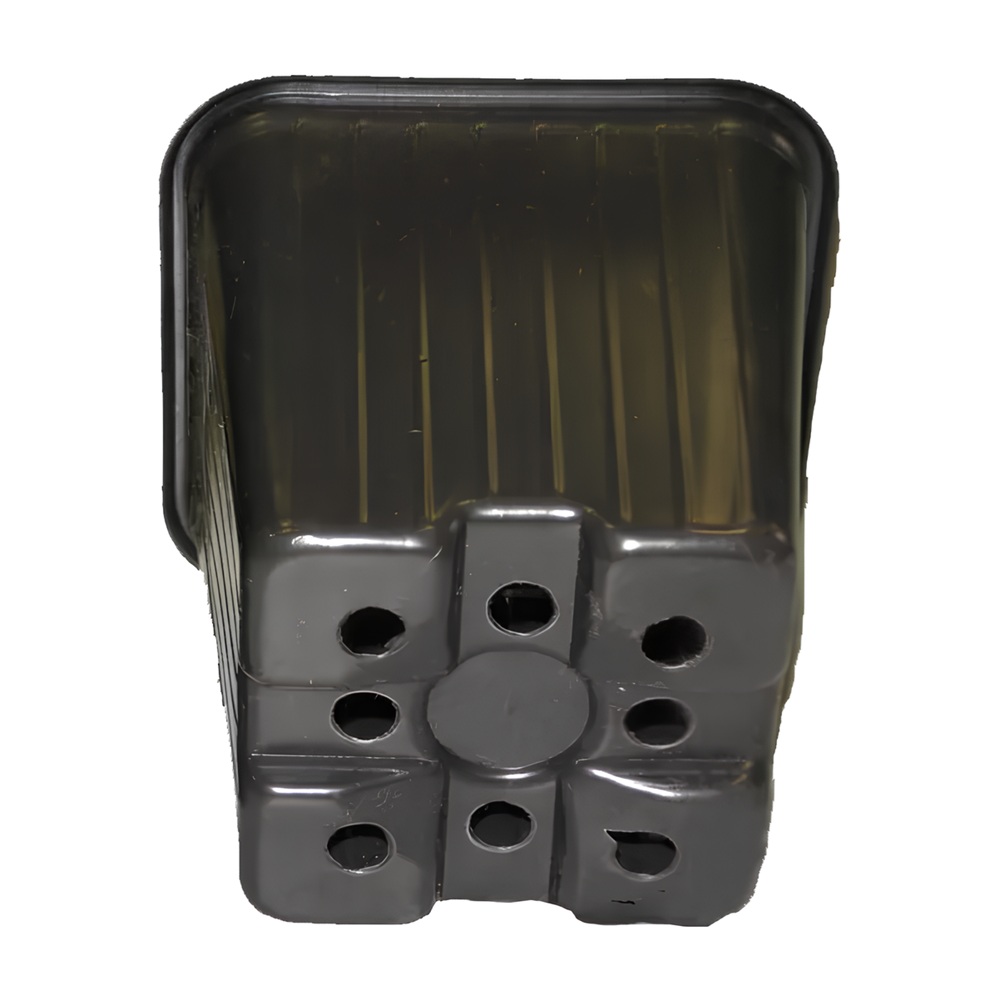 Горшок для рассады 0,52 л квадратный черный Агроком