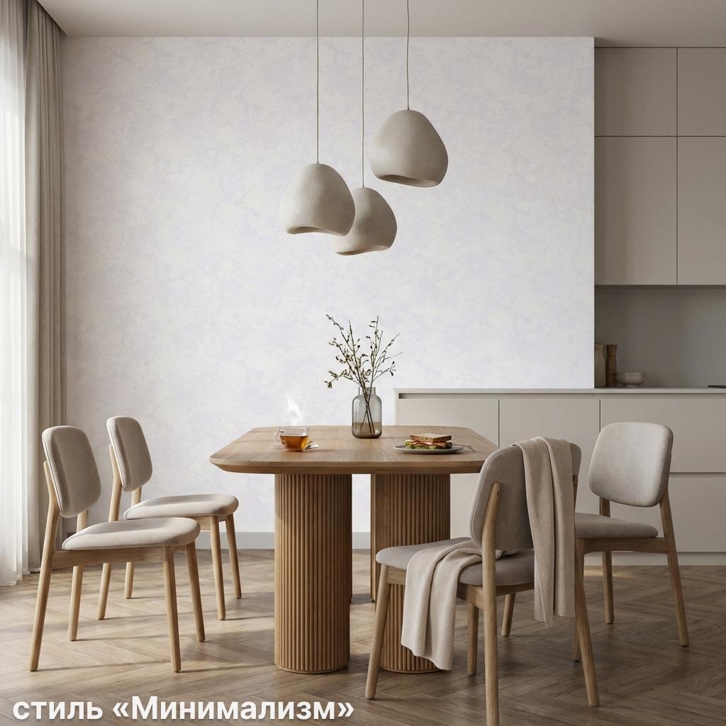 Обои Green Walls Аметист С40 4066 01 белые абстракция 1,06х10,05 м