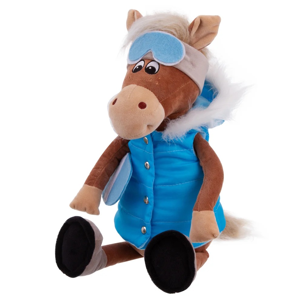 Игрушка мягкая Relana Конь со сноубордом Патрик 25 см