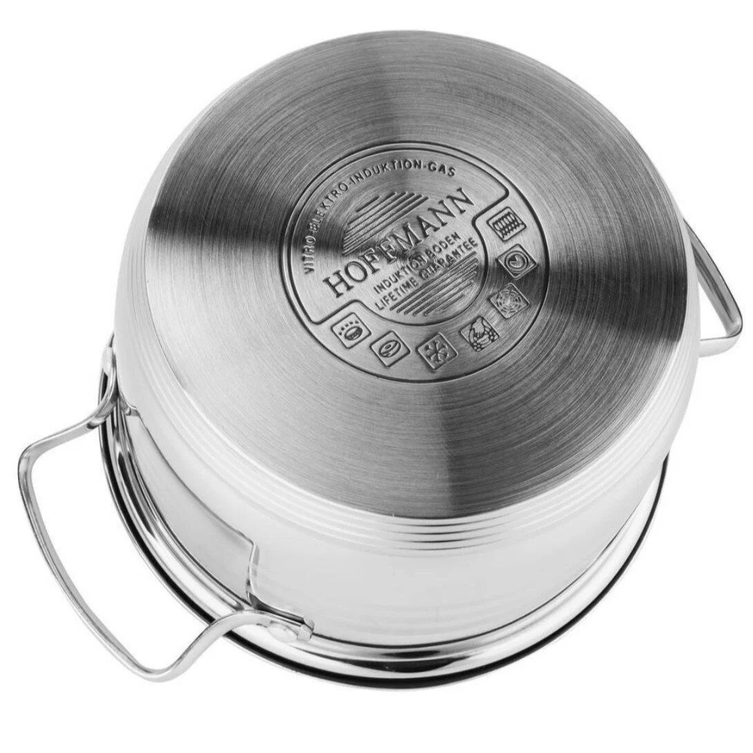 Набор кастрюль 6 предметов нержавеющая сталь капсульное дно НМ 5104