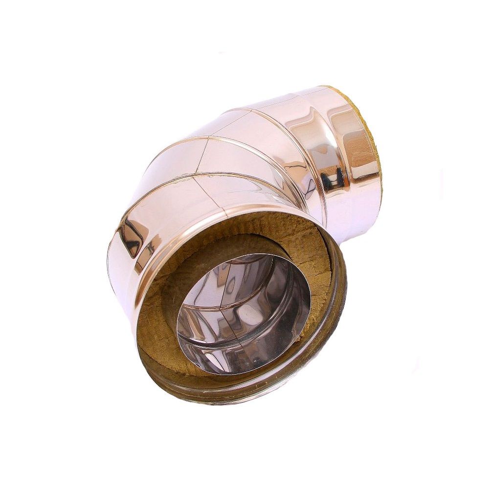 Сэндвич-Колено оц+нерж 0,5 мм 90° d150х220 мм Везувий