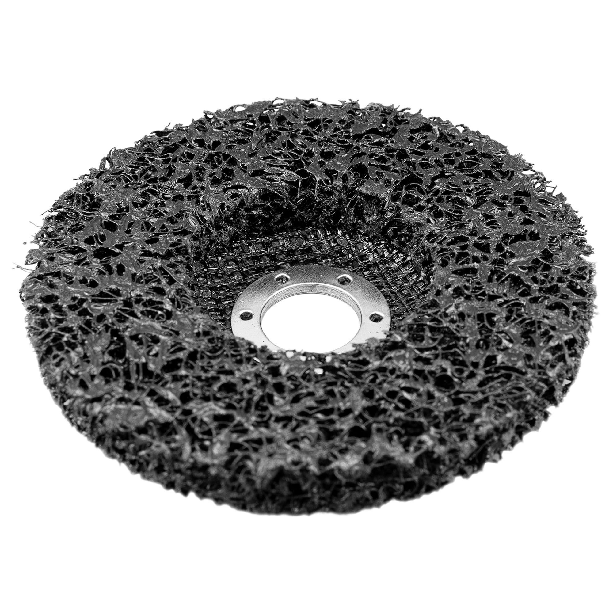 Круг зачистной полимерный коралловый Black зернистость грубая coarse 125х22,2х15 мм