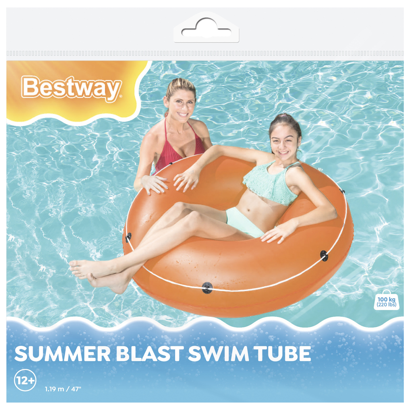 Круг для плавания со шнуром 119 см от 12 лет Bestway 36120