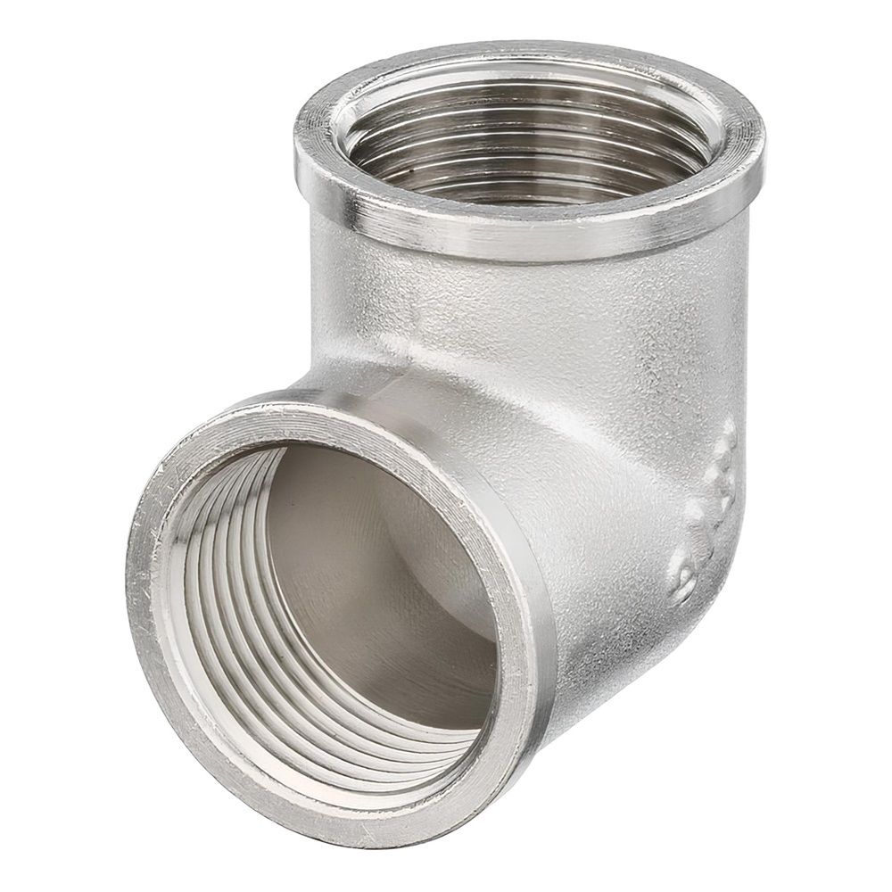 Угольник латунь никель 3/4" ВР/ВР 9001