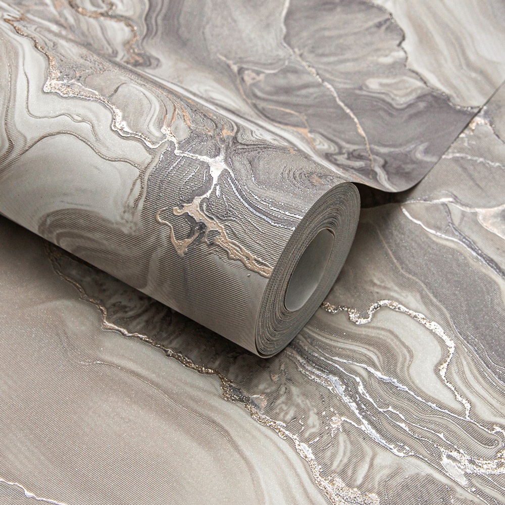 Обои NewAGe Era NA9149-24 коричневые мрамор 1,06х10,05 м