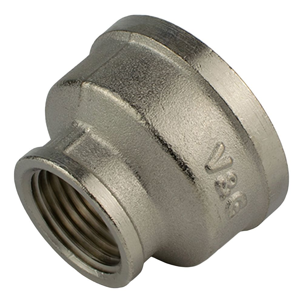 Муфта переходная латунь никель 1"х1/2" ВР/ВР