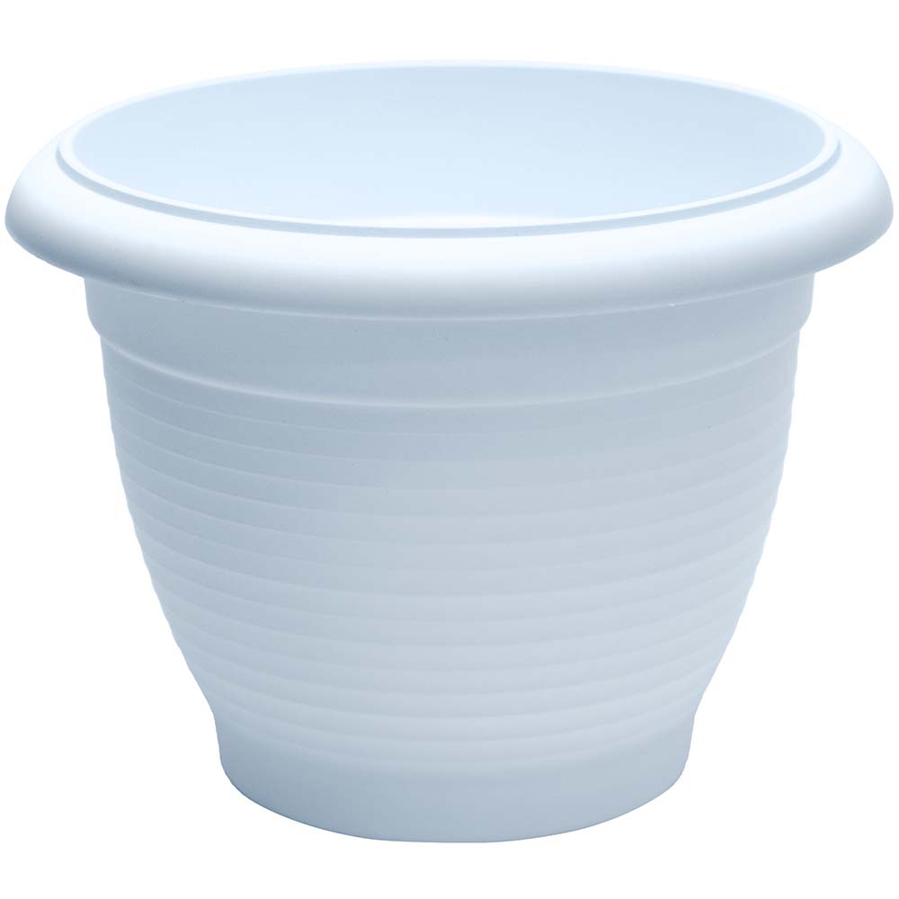 Горшок цветочный Терра белый 4 л