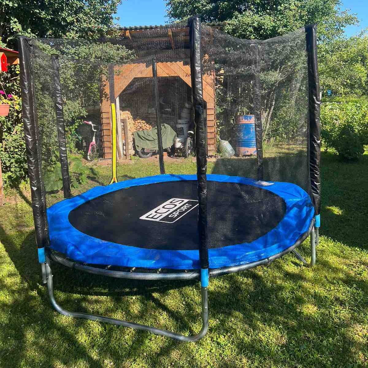 Батут 8' Ecos BT8-3E D244 см до 80 кг с сеткой