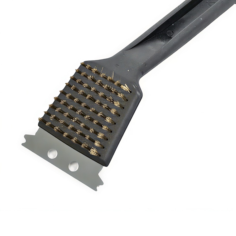 Щетка-скребок для чистки барбекю 2 в 1 28 см
