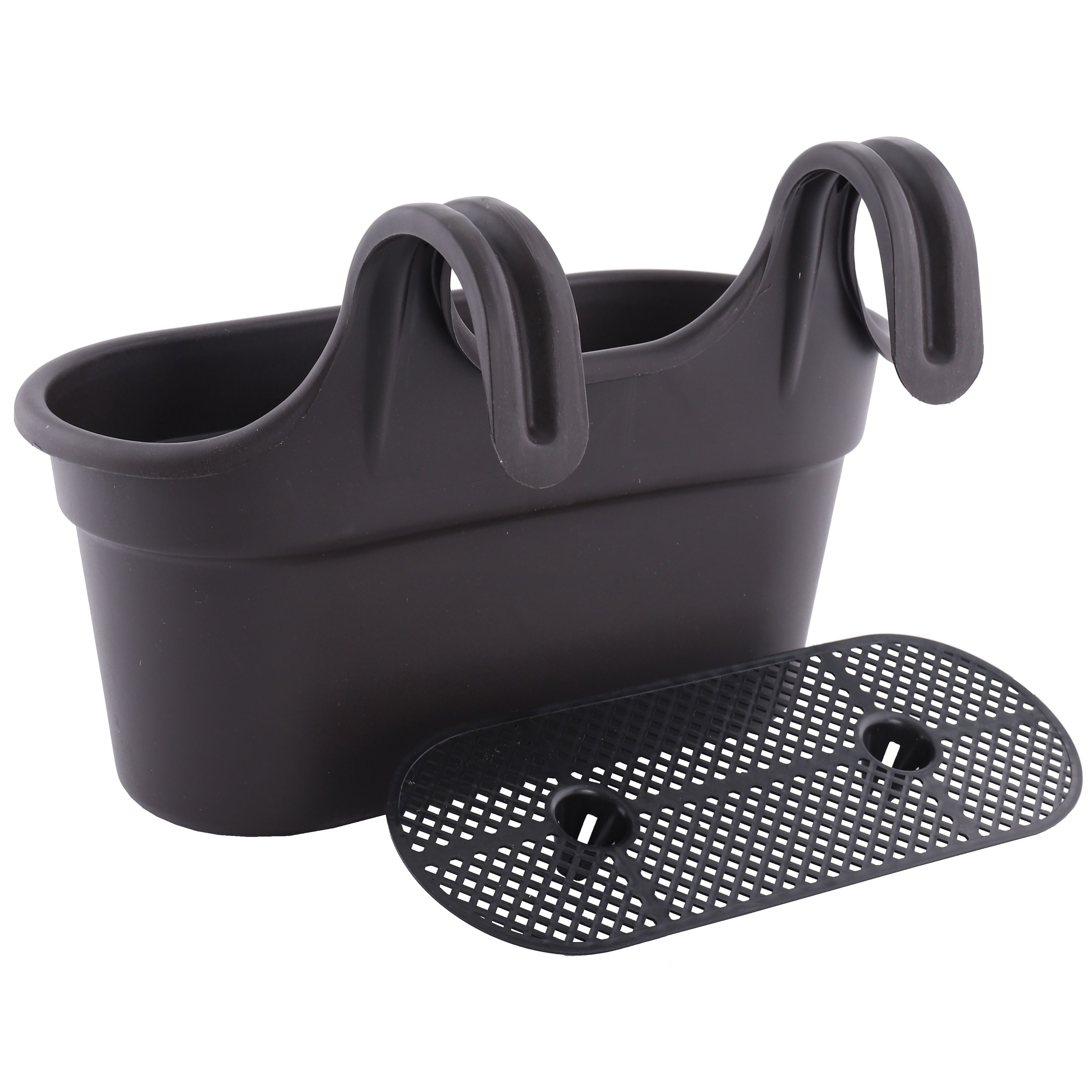 Кашпо подвесное черное 5 л AVSP8048-3