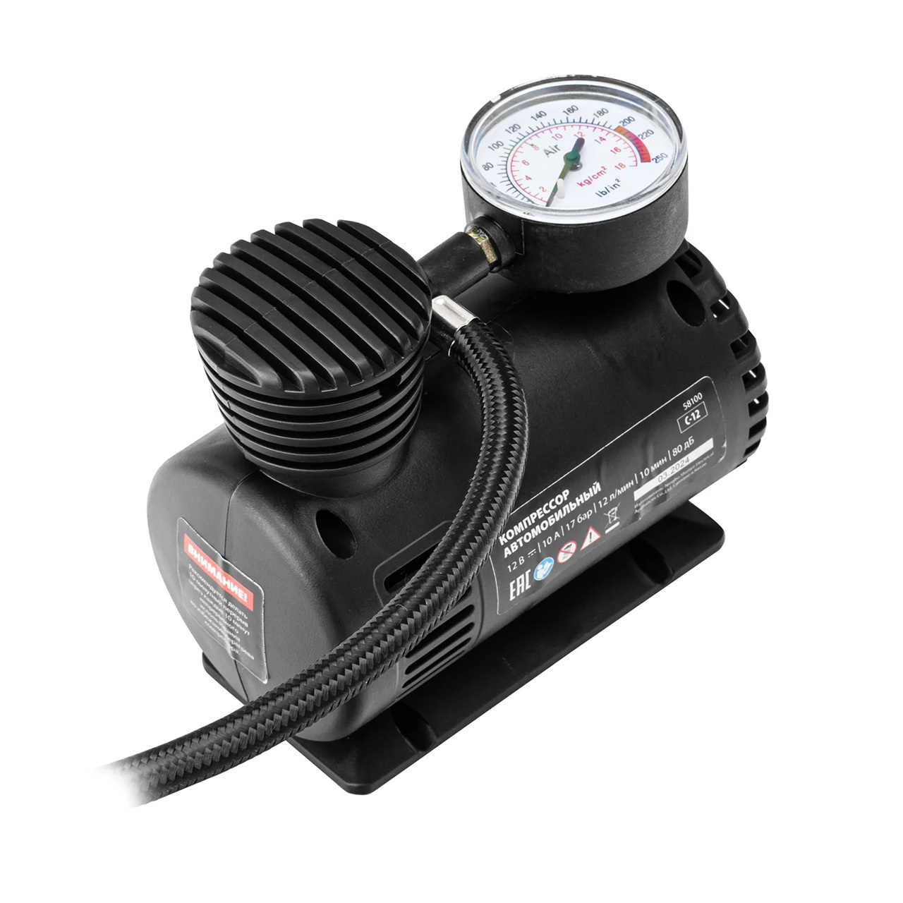 Компрессор автомобильный MTX С-12 12В 12 л/мин