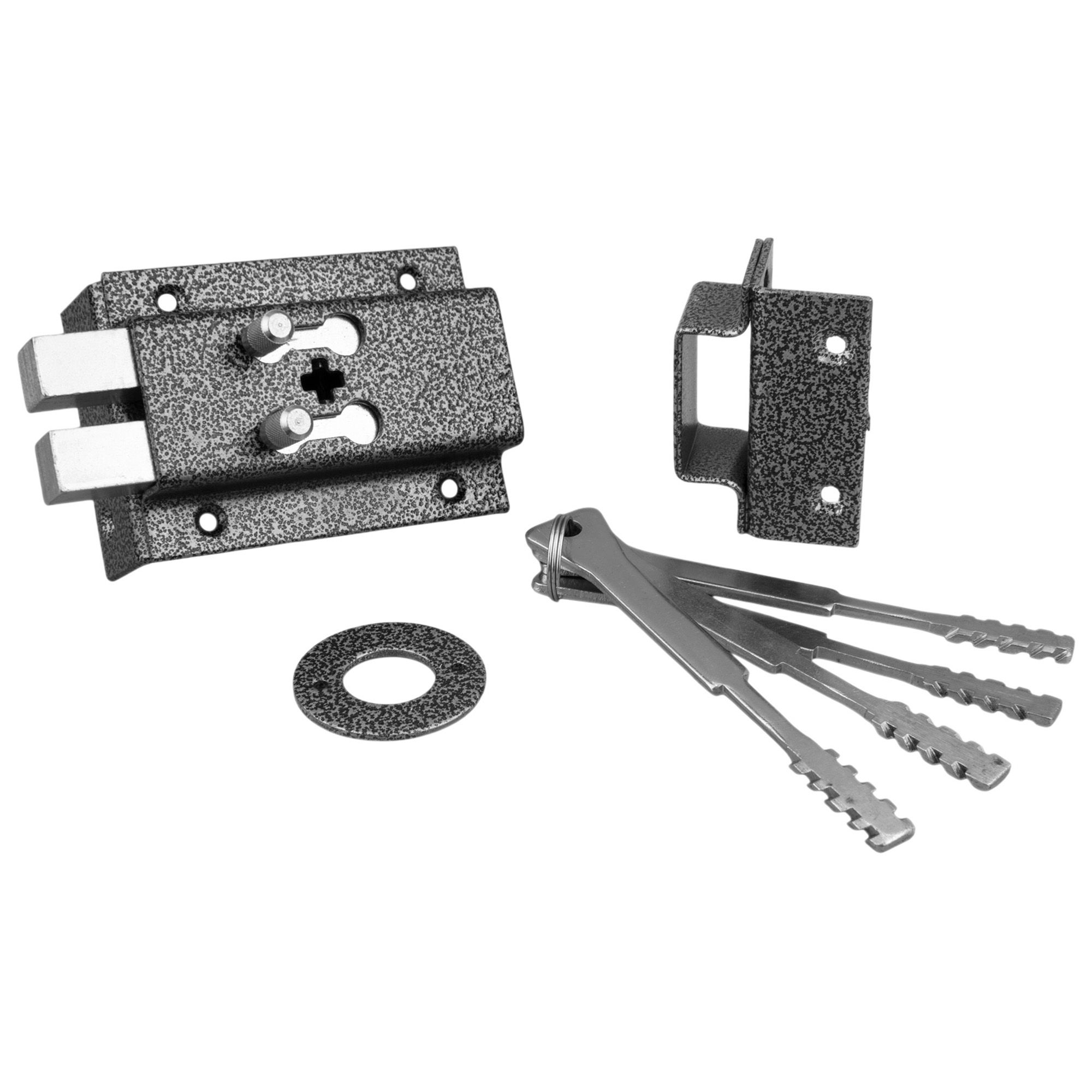 Замок накладной КОМАЗ ОХК обратного хода реечный ключ